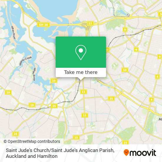 Saint Jude's Church / Saint Jude's Anglican Parish map