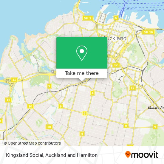 Kingsland Social map