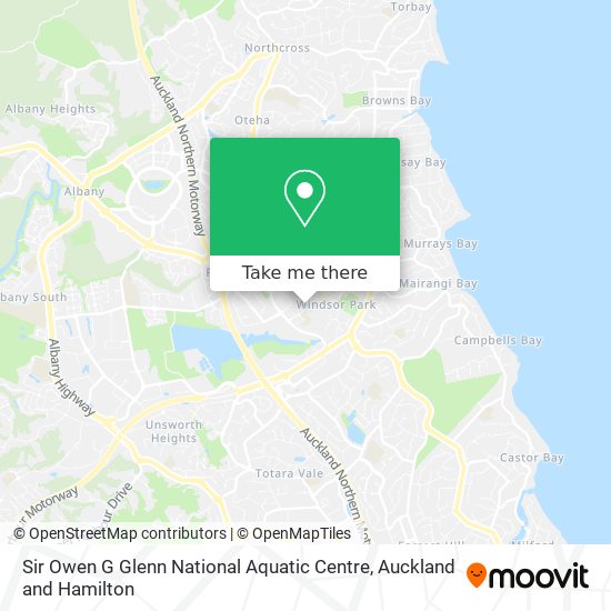 Sir Owen G Glenn National Aquatic Centre map