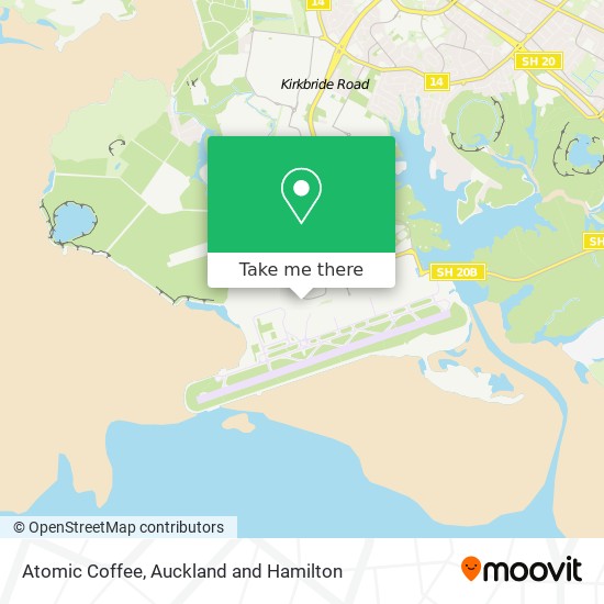 Atomic Coffee map
