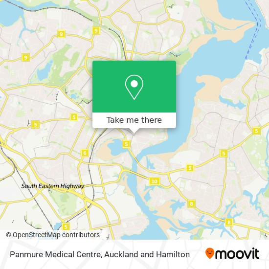 Panmure Medical Centre map