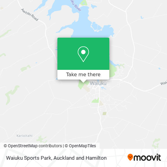 Waiuku Sports Park map