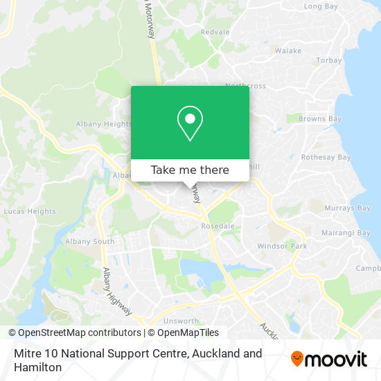 Mitre 10 National Support Centre map