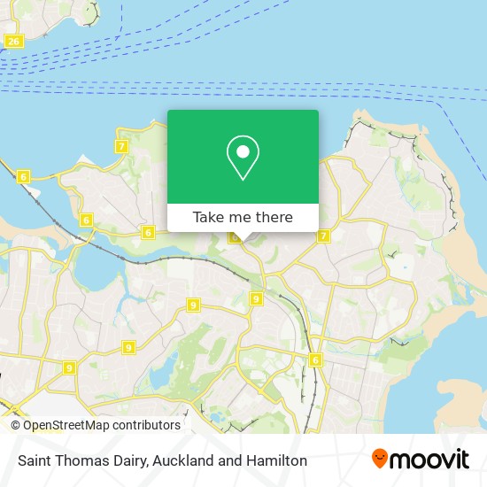 Saint Thomas Dairy map