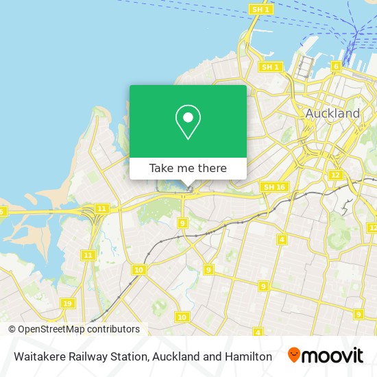 Waitakere Railway Station地图