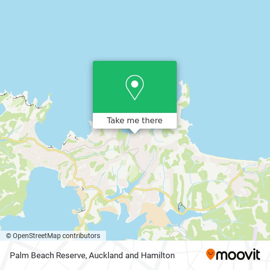 Palm Beach Reserve map