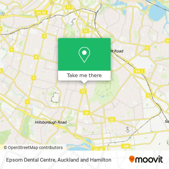 Epsom Dental Centre map