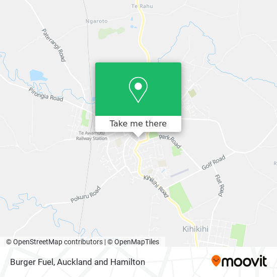 Burger Fuel map