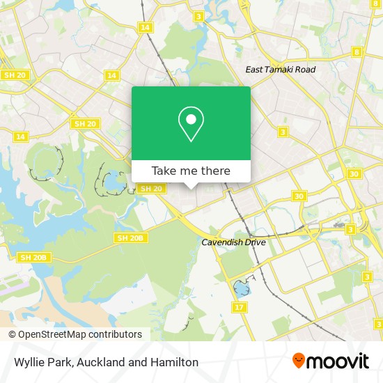 Wyllie Park map