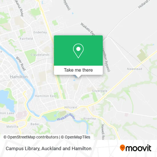 Campus Library map