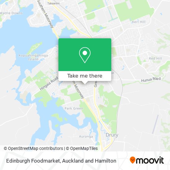 Edinburgh Foodmarket map