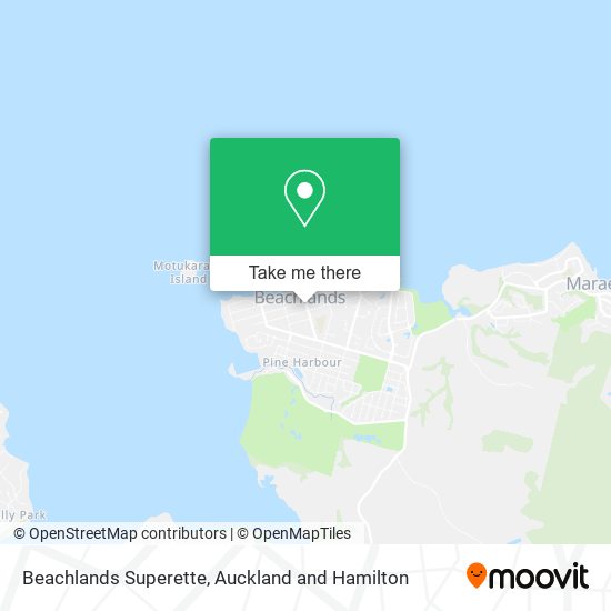 Beachlands Superette map