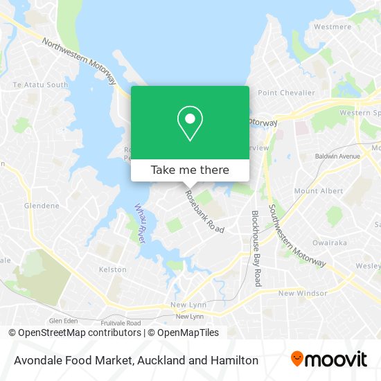 Avondale Food Market map