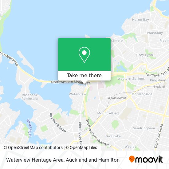 Waterview Heritage Area map