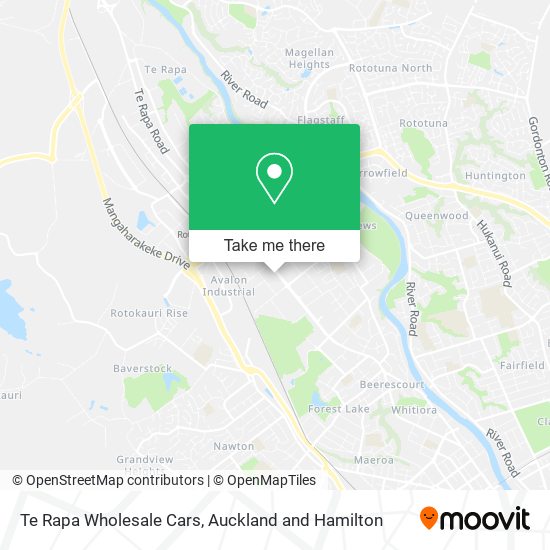 Te Rapa Wholesale Cars map