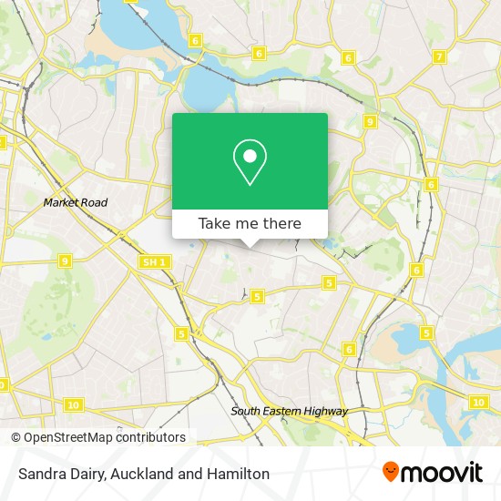 Sandra Dairy map