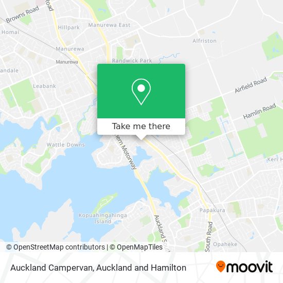 Auckland Campervan地图