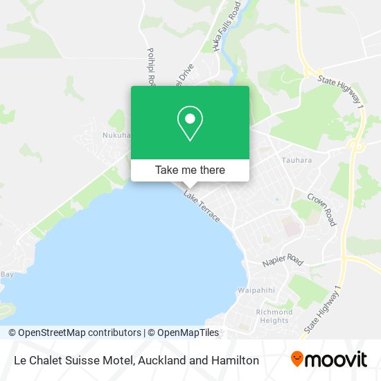 Le Chalet Suisse Motel map