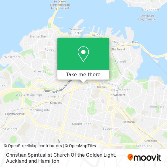 Christian Spiritualist Church Of the Golden Light map