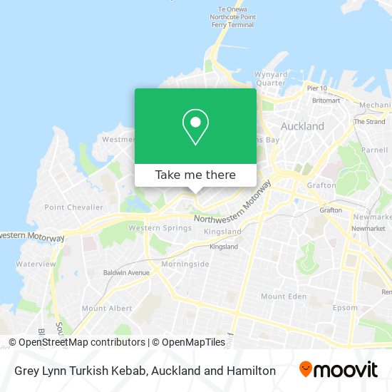 Grey Lynn Turkish Kebab地图