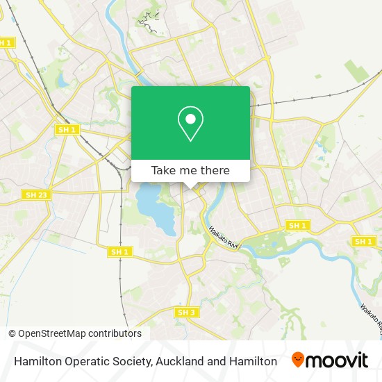 Hamilton Operatic Society map