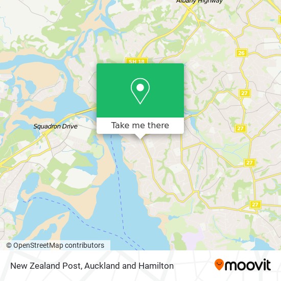New Zealand Post地图