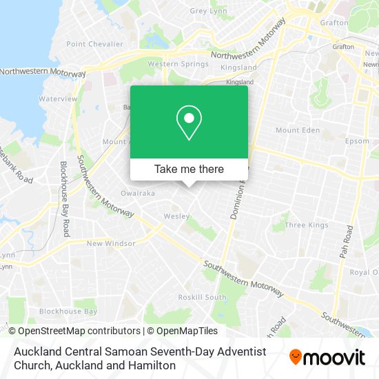 Auckland Central Samoan Seventh-Day Adventist Church map