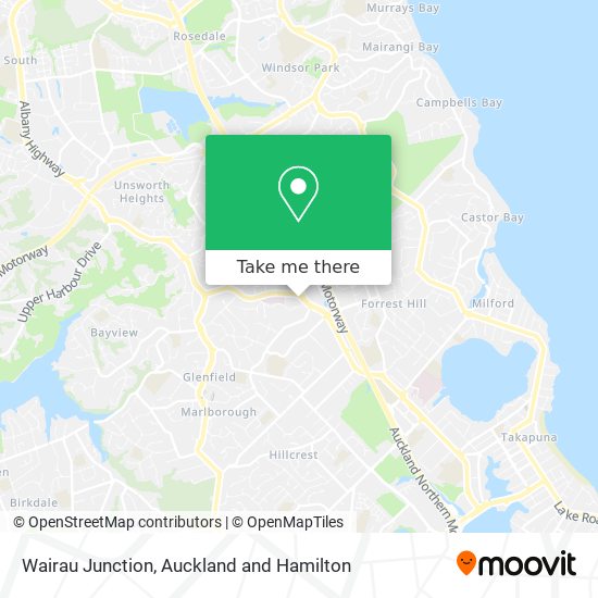 Wairau Junction map