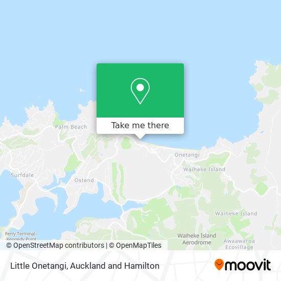 Little Onetangi map
