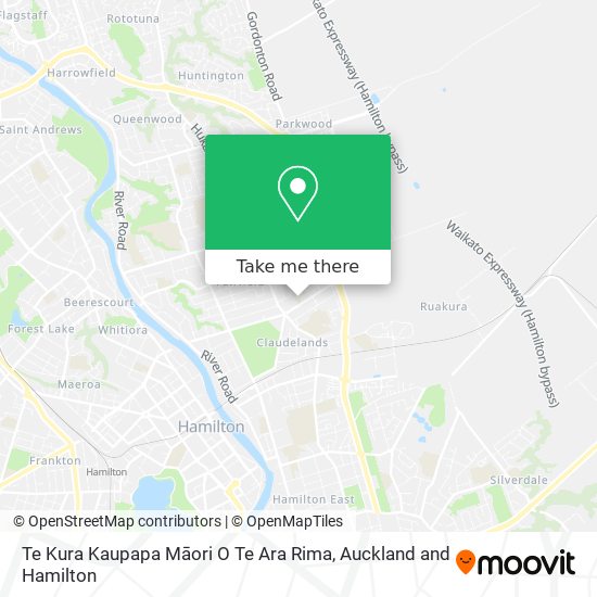 Te Kura Kaupapa Māori O Te Ara Rima map