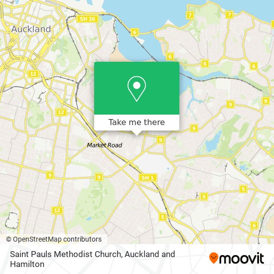 Saint Pauls Methodist Church map