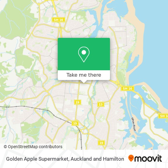 Golden Apple Supermarket map