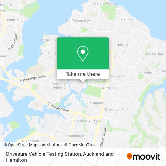 Drivesure Vehicle Testing Station map