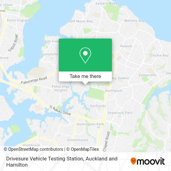 Drivesure Vehicle Testing Station map