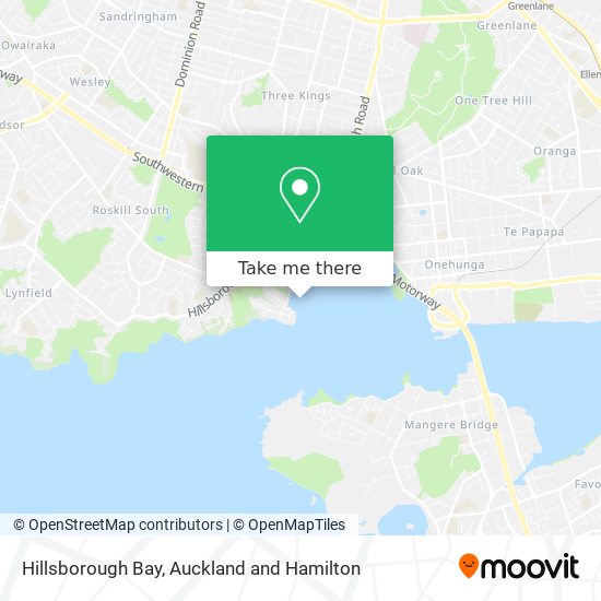 Hillsborough Bay map