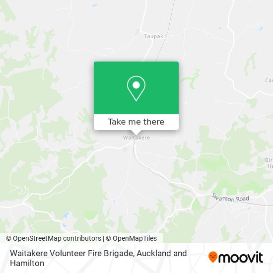 Waitakere Volunteer Fire Brigade地图