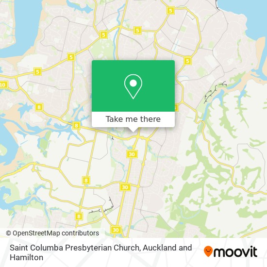 Saint Columba Presbyterian Church map