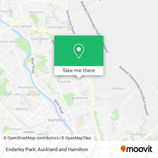 Enderley Park map
