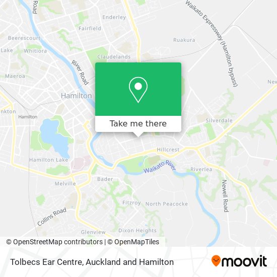 Tolbecs Ear Centre map