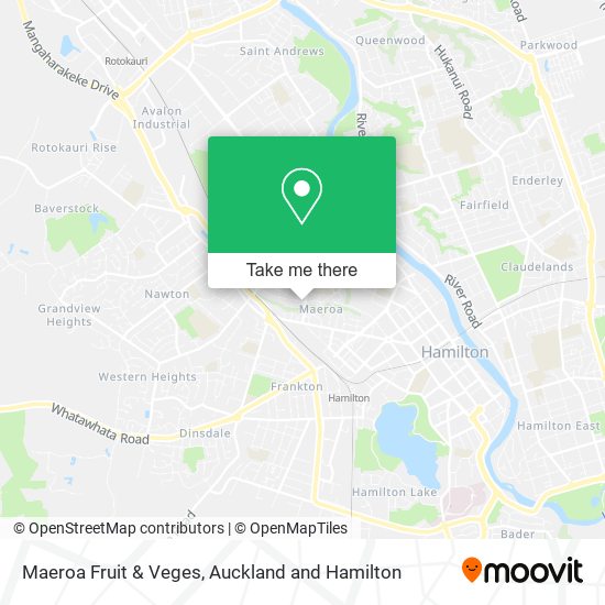 Maeroa Fruit & Veges map