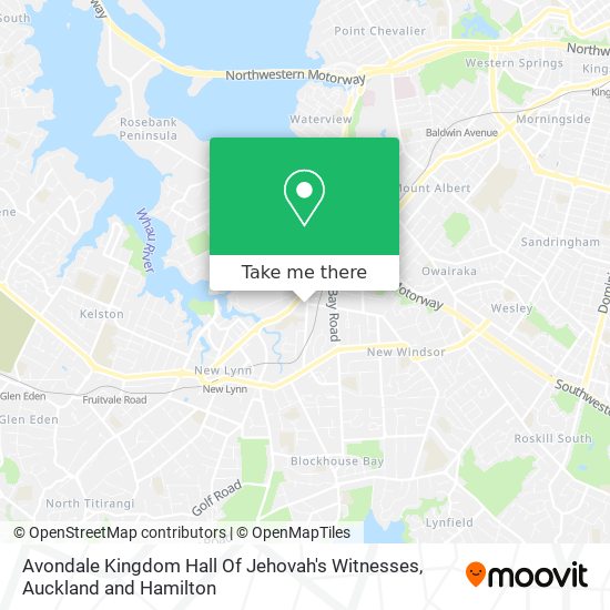 Avondale Kingdom Hall Of Jehovah's Witnesses map