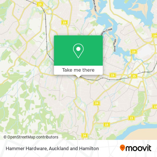 Hammer Hardware map