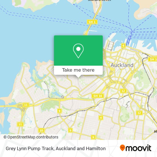 Grey Lynn Pump Track地图