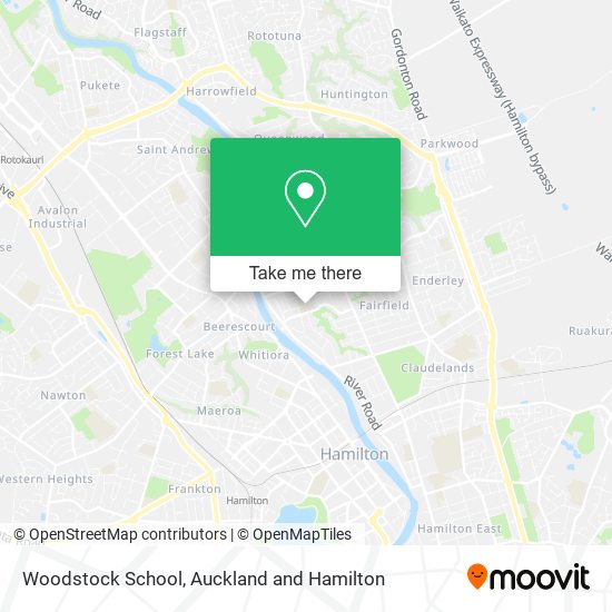 Woodstock School map
