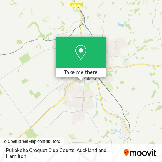 Pukekohe Croquet Club Courts地图