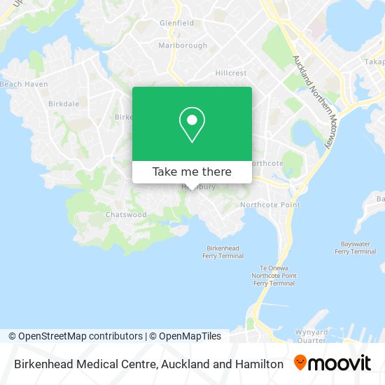 Birkenhead Medical Centre map