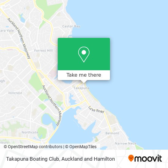 Takapuna Boating Club地图