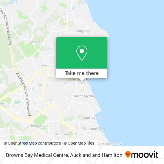 Browns Bay Medical Centre map