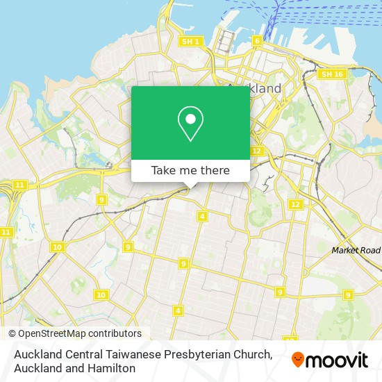 Auckland Central Taiwanese Presbyterian Church map