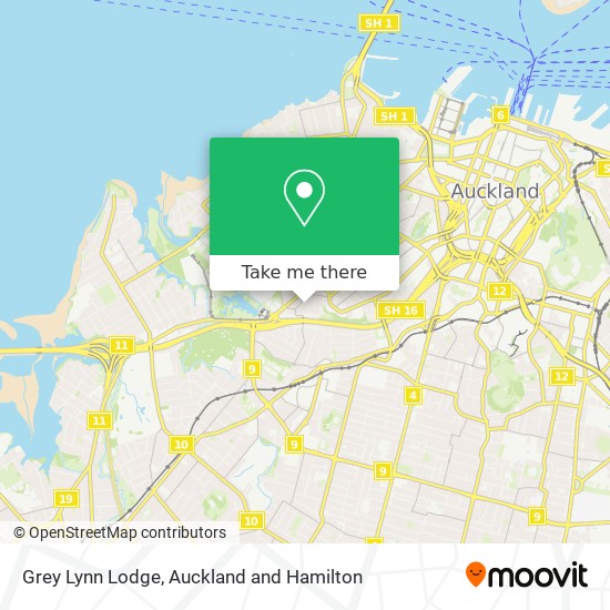 Grey Lynn Lodge map